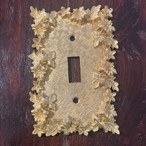Vintage metal Light Switch Cover